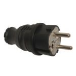 Вилка каучук BК1-1402-2031 UPS 220V 16А пряма ІР44