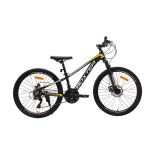 Велосипед 24 CrossBike Boxter 11" чорно-жовто-сірий