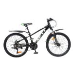 Велосипед 24 CrossBike Next 11" чорно-зелений