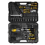 Набір головок та біт 1/4", 3/8", 1/2" 233шт CrV 6003871