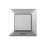 Вимикач Panasonic 1вн. срібло WNTC0001-2SL (12шт/уп)