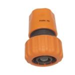 Конектор 3/4" Presto-PS orange з клапаном №5820 (25/500шт/уп)