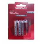 Батарейка NEOMAX LR03/AAA лужна (Alkaline) у блістері (4/40/720шт/уп)