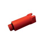 Заглушка 1/2 пластикова довга червона KOER K0282.PRO (25шт/уп, 300шт/м.)