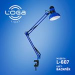 Лампа настольна із струбциною "Волошка" L-607 (ТМ "LOGA light") 10шт/ящ