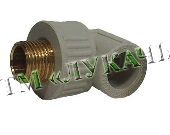 Коліно поліпр. ф25-1/2" зовн. (200шт/ящ)