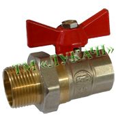 Кран американка ф15 (м)  S.T.A. нікель (15шт/уп)