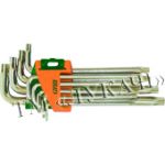 Набір зірочок Grad 9шт сер TORX T10-T50мм 4022285