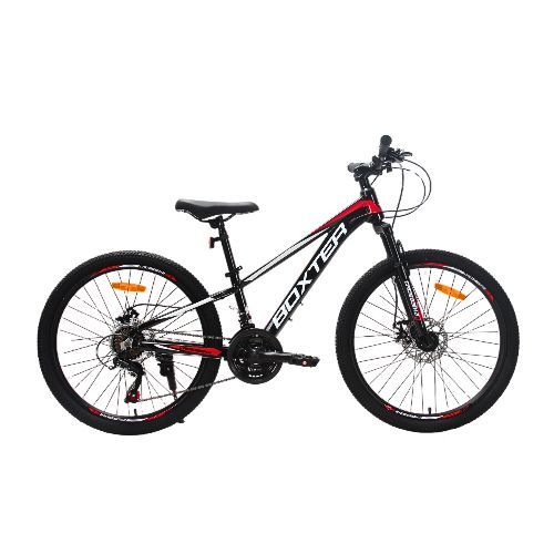 Велосипед 24 CrossBike Boxter 11" чорно-червоно-білий