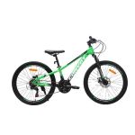 Велосипед 24 CrossBike Convoy 11" зелено-чорний