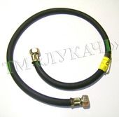Шланг газ 1,0 м чорний