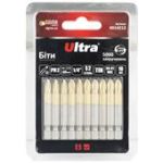 Біта PH2×50мм ¼" 10шт S2 TIN (блістер)*  Ultra 4014212