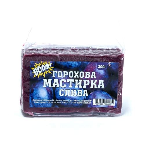 Мастирка горохова "BOOM" слива 200г